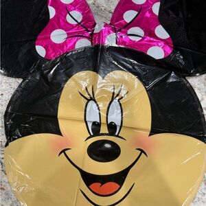 Minnie Rose Character Balloon with Pink and Black Design